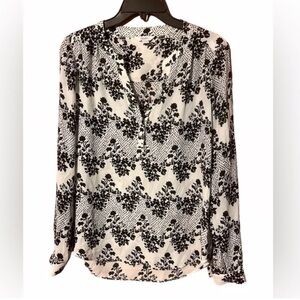 CANDIES black and white damask blouse